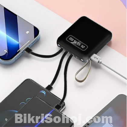 Mini Power Bank, 20000mah Portable Charger Built In 3 Output